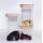 Hand Made Glass Square Candy/Coffee Storage Jars