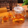 Hand Made Clear Borosilicate Glass Tea Set Hand Made Glass Teapot Glass Teapot with Lip Heat