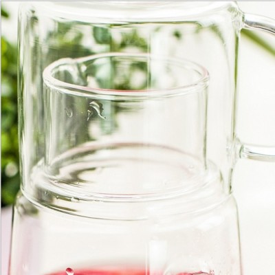 Glass Water Jug/Pitcher With Lid, Hot/Cold Water Jug