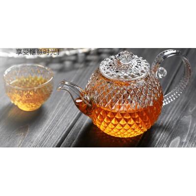 Japanese style glass tea pot