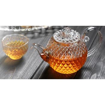 Japanese style glass tea pot