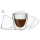 Double Wall Glass Cup For Cappuchino& Cocktail Espresso