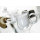 250ml Creative Cow Double Layer Glass Creamer Cup Coffee Cup Clear Glass Mug