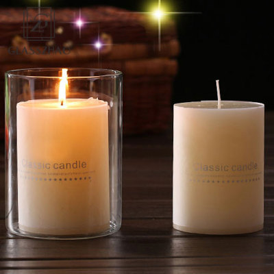 Handmade Customized Glassware Glass Candle Holder  for Decoration