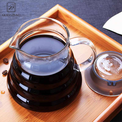 Stylish Heat-proof Hand Made Glass Coffee Server