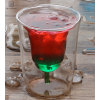 Hand Made Rose Flower Shape Glass Cup