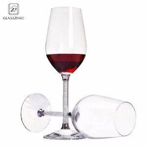 Exclusive glassware lead-free bulb shape Glass wine cup