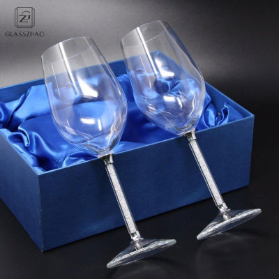 Exclusive glassware lead-free   bulb shape  Glass  wine cup stemless wine glasses champagne glasses