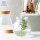 Hand Made Glass Round Bulb Jars with Cork Lid for Coffee Beans
