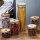 Hand Made Glass Canister for Food Storage Jar