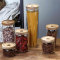 Hand Made Glass Canister for Food Storage Jar
