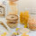Hand Made Glass Canister for Food Storage Jar