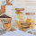 Hand Made Glass Canister for Food Storage Jar
