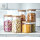 Hand Made Round Glass Food Storage Jar with Cork Lid