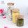 Hand Made Round Glass Food Storage Jar with Cork Lid