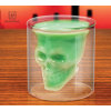 Crystal Skull Head Vodka Whiskey Shot Glass Cup Bar Drink Ware Clean Mugs