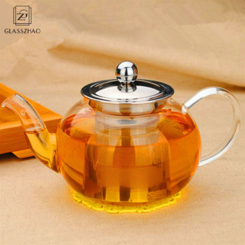 Personalized Borosilicate Glass Mini tea pot