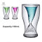 Crystal Mermaid Cup Glass Mug For Party Home Vodka Shot Wine Beach