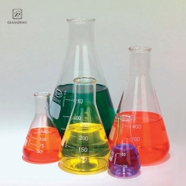Borosilicate Glass Beakers Laboratory Connical Flask  Boro 3.3 Lab Glassware