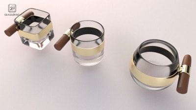 American Style Cigar Glass Cup