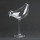 Bird design borosilicate wine glasses