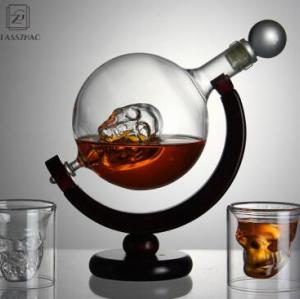 Glass World Novelty Globe Decanter Vodka Whisky 700ml Wine Spirit