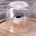 Bear Design Mouthblown double wall glass cup without handle