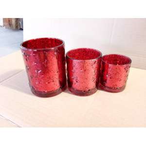Electroplating Glass Candle Holder