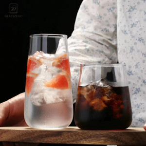 Handblown single wall drinkingware