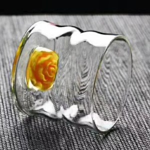 Handblown Glassware single wall delicate glass cup