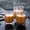 Top Seller 250ml 350ml Clear Drinkware Glassware Dinking Glasses Espresso Tumbler Iced Coffee Cups Tea Mug Double Wall Glass Cup