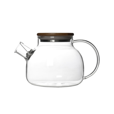 1000/1600 ML High Borosilicate Glass Teapot Set, Heat Resistant Clear Glass Tea Pot With Tea Warmer