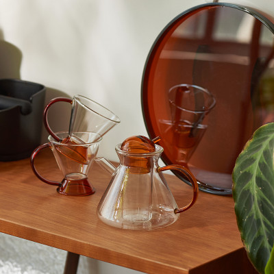 Hot Sales Hand Made Heat Resistant/Borosilicate Teapot Glass Tea Set With 5pcs Glass Cup 3219