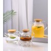 High Borosilicate Glass Bamboo Cover Pot Large-capacity Teapots Thickened Kettle Electric Pottery Stove Heat Resistant Tea pots