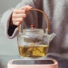 Coffee Pot Glass Teapot with Infuser Heat Resistant Glass Tea Pot Coffee & Tea Sets Round Shape 800ml