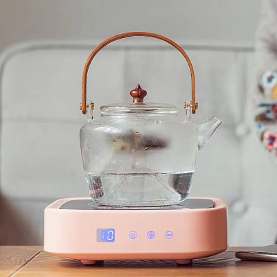 Coffee Pot Glass Teapot with Infuser Heat Resistant Glass Tea Pot Coffee & Tea Sets Round Shape 800ml