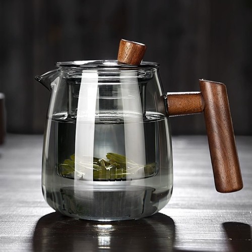 480ML high borosilicate glass teapot elegant series set