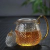 Home tea vintage hammer pattern dragon fragrance high borosilicate glass electric ceramic stove teapot
