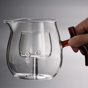 green tangerine cooking teapot household high borosilicon Glass material High borosilicate glass