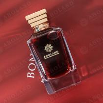 Clear 100ml Perfume Bottle Irregular Shape Luxury Perfume Bottle with Zamac Perfume Cap for sale