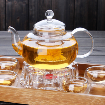 wholesale  glass teapot set cup coffee glass cup tea set