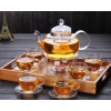 wholesale glass teapot set cup coffee glass cup tea set