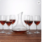0.5l 1.0l 1.2l 1.5l Free-lead Handmade Glass Whiskey Custom Decanter Set Decanter Wine