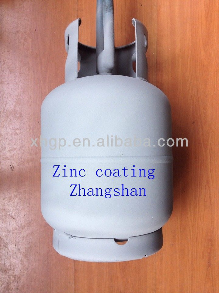 zinc surface treatment gas cylinder