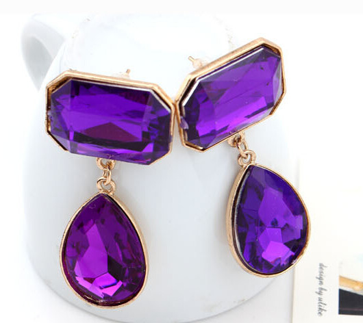 Trendy Rhinestone Earrings For Women Pendant Earring Party Jelwery