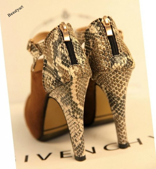 2013 new Europe and the United States sexy serpentine ankle boots high-heeled suede shoes
