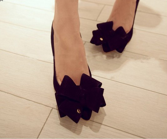 2014 Summer Pumps High heeled Platform Party Wedding Suede Bow shoes
