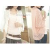 Fall Women Lady Puff Sleeve Cardigan Knitted Tops Sweater Outwear Smock Coat Jackets