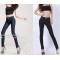 Women Mid Waist Straight Jeans Slim Pencil Skinny Denim Fashion Casual Pants #17101/