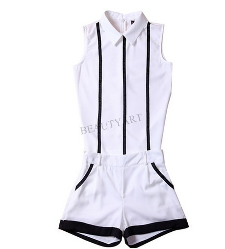 2014 korean version temperament fashion tops and shorts two piece set